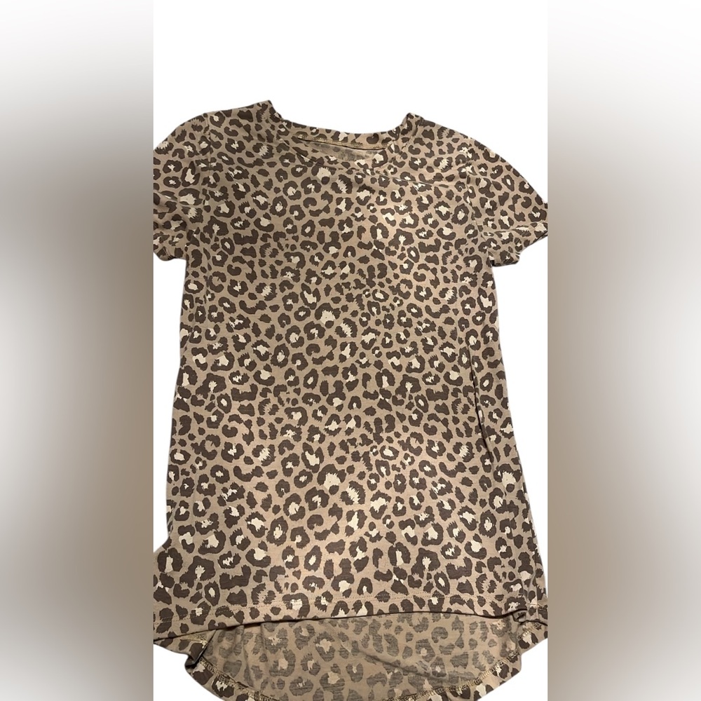 Leopard Print Shirt Ladies Small
